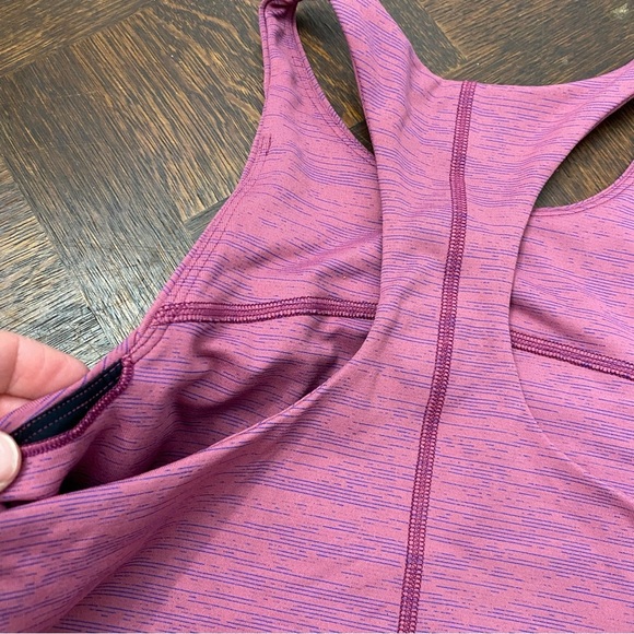 Outdoor Voices Athena Crop Top Lavender Activewear High Neckline Tank Top M… - Picture 5 of 7
